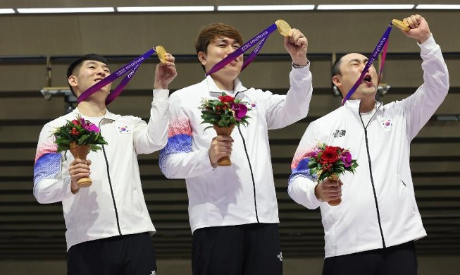 Đoàn thể thao Hàn Quốc tiếp tục mang huy chương vàng về cho quốc gia trong ASIAD 19