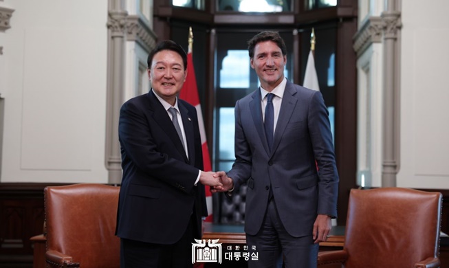 Tổng thống Hàn Quốc sẽ hội đàm với Thủ tướng Canada