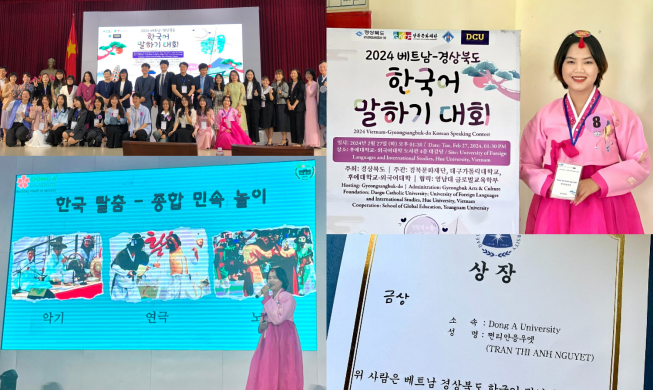 Trò chuyện cùng thí sinh đạt giải Vàng tại vòng chung kết Cuộc thi nói tiếng Hàn Việt Nam - Gyeongsangbuk-do 2024