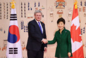 Nguyên thủ hai nước Hàn-Canada tuyên bố đạt được sự đồng thuận FTA