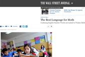 Wall Street 'Tiếng Hàn là ngôn ngữ thuận tiện nhất cho việc học toán'