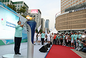 Ngọn đuốc Á Vận hội Incheon bừng sáng ở Seoul 