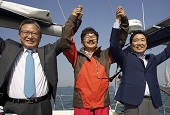 Ngày thứ 38 trong chuyến đi vòng quanh thế giới một mình bằng du thuyền của thuyền trưởng Kim Seung-jin