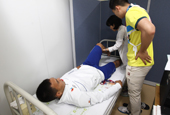Bệnh viện thuộc làng vận động viên Gwangju - nơi chăm sóc sức khỏe cho các tuyển thủ