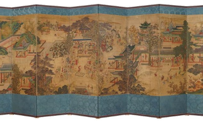 Bức bình phong thời Joseon trở về Đức sau khi được phục chế tại Hàn Quốc