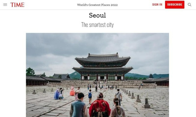 Tạp chí Time: Seoul là một trong những điểm đến tuyệt vời nhất thế giới năm 2022