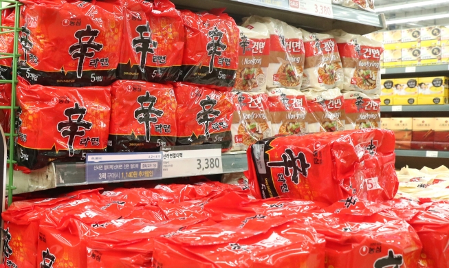 Xuất khẩu mì tôm Hàn Quốc trong nửa đầu năm 2023 vượt mốc 400 triệu USD