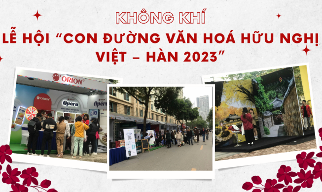 Khám phá lễ hội “Con đường Văn hoá Hữu nghị Việt – Hàn 2023” bằng năm giác quan