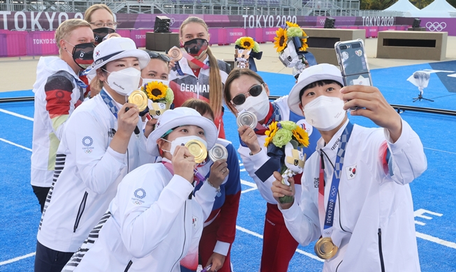 Hàn Quốc lại “thống trị” môn bắn cung tại Olympic Tokyo với tấm HCV thứ 9