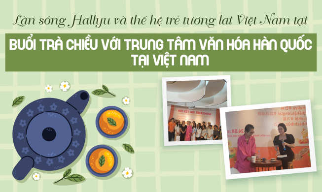 Khám phá làn sóng Hallyu trong buổi trà chiều tại Trung tâm Văn hóa Hàn Quốc tại Việt Nam