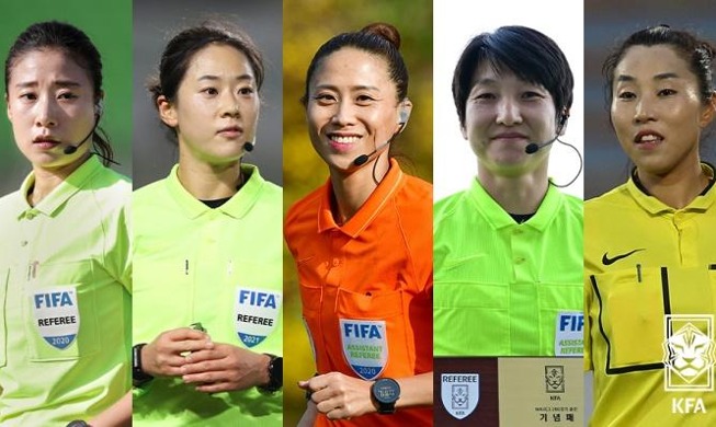 World Cup nữ 2023 sẽ có sự góp mặt của 5 nữ trọng tài người Hàn Quốc