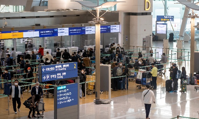 Năm ngoái, Sân bay quốc tế Incheon dẫn đầu châu Á về lượng hành khách quốc tế