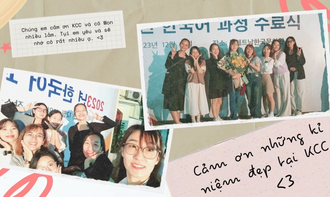 Những kỷ niệm đẹp tại buổi lễ tốt nghiệp khóa học tiếng Hàn năm học 2023