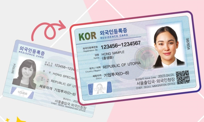 Thay đổi mới áp dụng cho “Thẻ đăng ký Người nước ngoài”