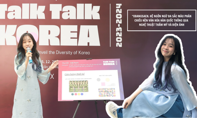 Trò chuyện cùng đại diện của Việt Nam đạt giải Nhì tại cuộc thi “Talk Talk Korea 2023”