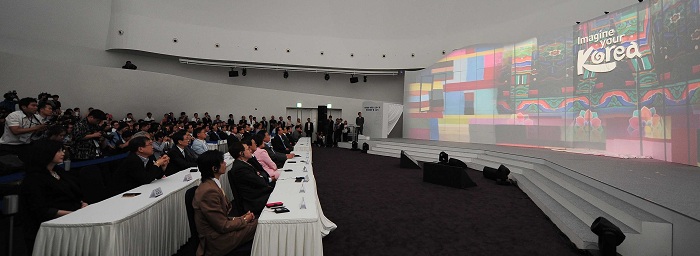 한국관광의 새 브랜드 선포식이 22일 한강의 세빛둥둥섬에서 열렸다. (사진: 전소향) 