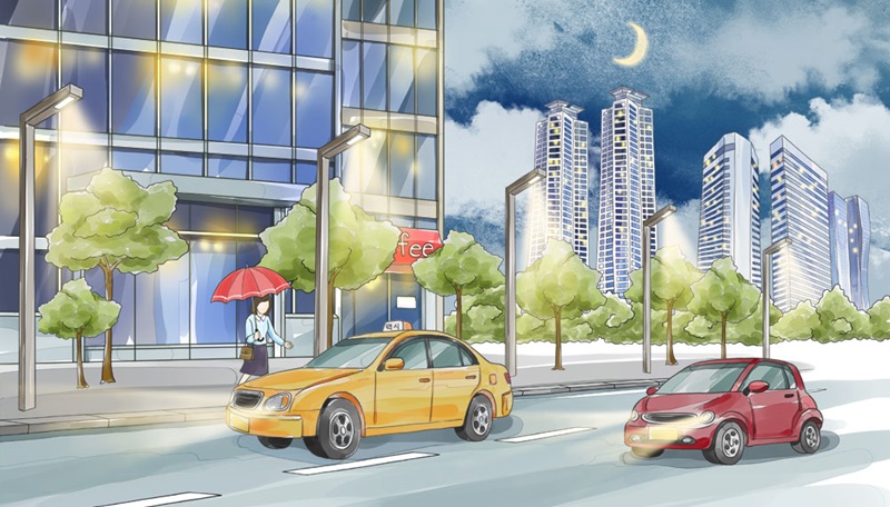 Xe taxi Banban, một ứng dụng kết nối các hành khách đi qua tuyến đường trùng dự kiến sẽ ra mắt trong tháng này và cung cấp dịch vụ tại một số khu vực được lựa chọn của thành phố Seoul. (Ảnh: iclickart)