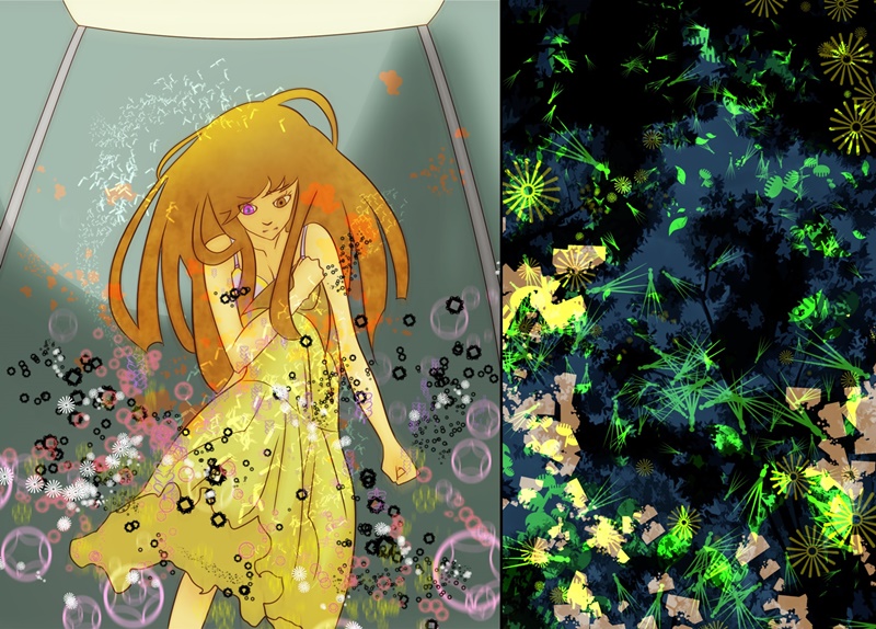 Một phân cảnh trong webtoon “Cô gái thấy mùi hương”. (Ảnh: Maanchwee)