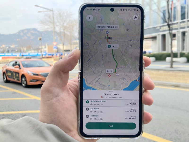 Seoul cho ra mắt phần mềm gọi taxi dành riêng cho du khách ngoại quốc