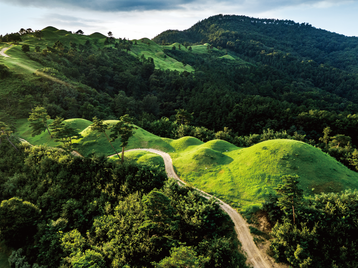 Lăng mộ cổ Jisandong, quận Goryeong-gun, tỉnh Gyeongsangbuk-do. (Ảnh: Đội quản lý Quần thể lăng mộ Gaya)