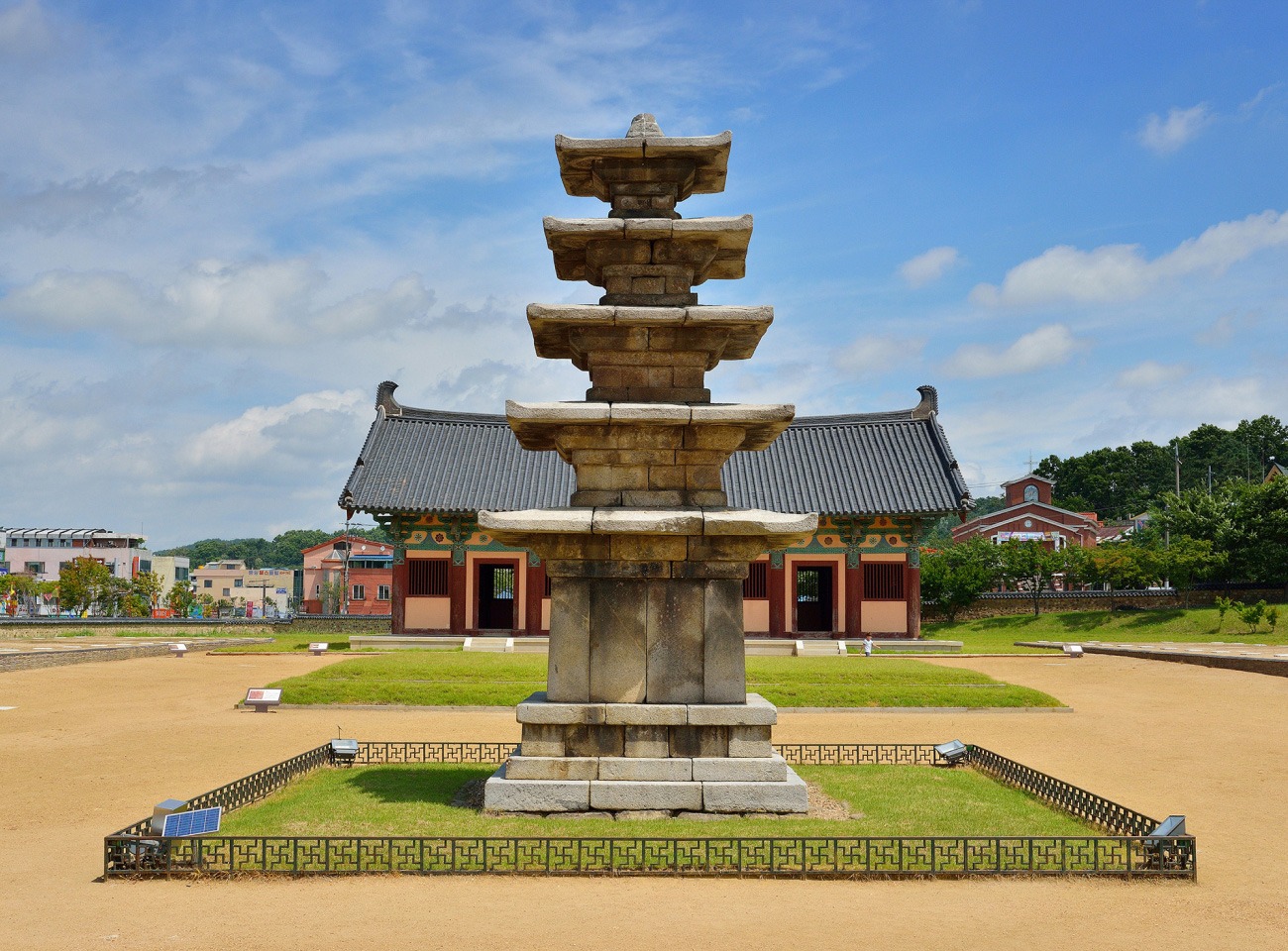 Khu đất đền Jeongnimsa, huyện Buyeo-gun, tỉnh Chungcheongnam-do. (Ảnh: Lễ hội Di sản Thế giới 2024 tại Khu di tích lịch sử Baekje)