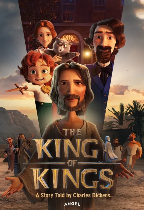 Poster chính thức của bộ phim hoạt hình “The King of Kings” về cuộc đời Chúa Jesus. (Ảnh: Trang web chính thức của Angel Studios)