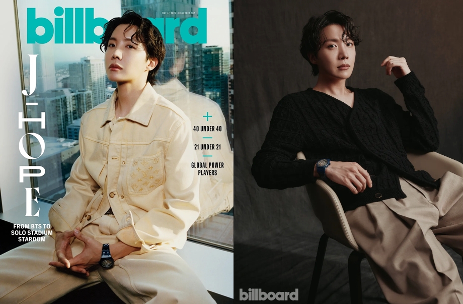Thành viên J-Hope của nhóm nhạc BTS đã lần đầu tiên xuất hiện trên trang bìa tạp chí Billboard. (Ảnh: Billboard)