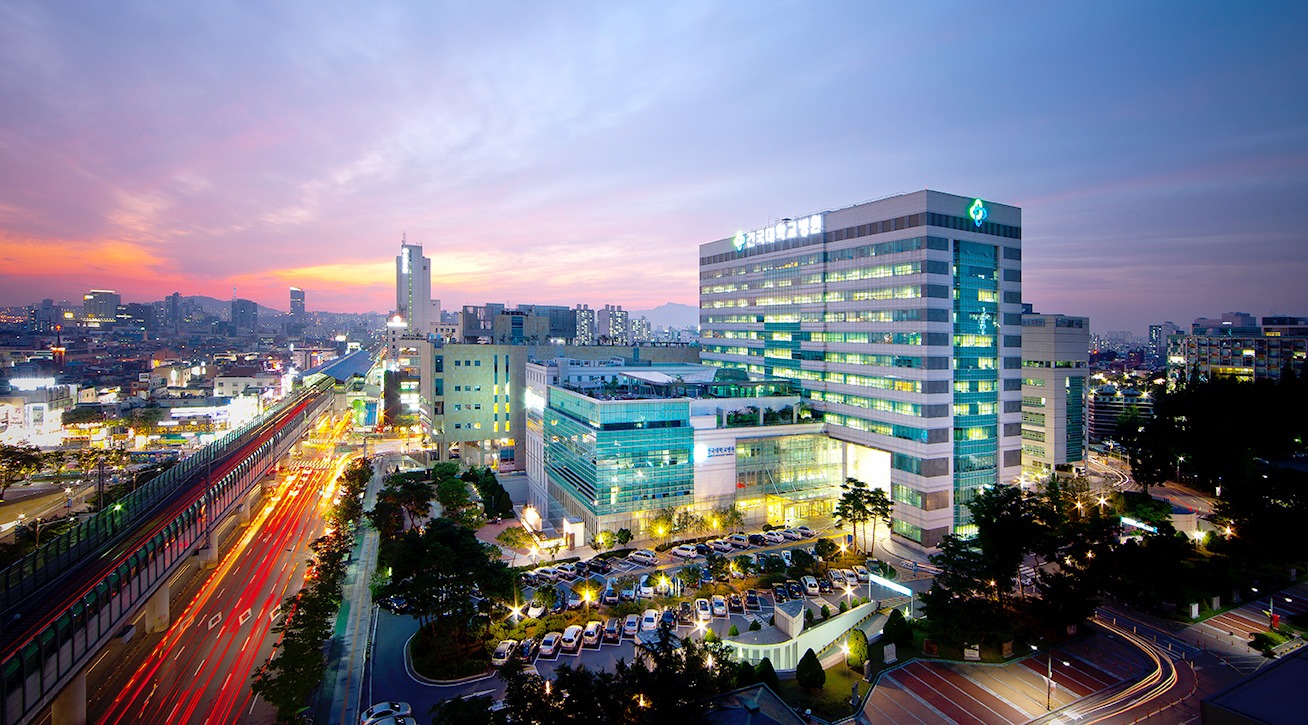 Trung tâm Y tế Đại học Konkuk ở quận Gwangjin-gu, thành phố Seoul. (Ảnh: Trung tâm Y tế Đại học Konkuk)