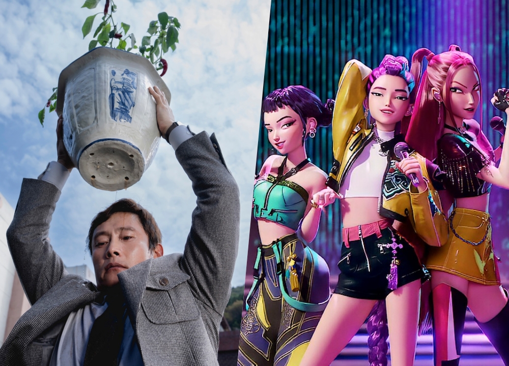 Bộ phim &ldquo;No Other Choice&rdquo; của đạo diễn Park Chan-wook v&agrave; ca kh&uacute;c &ldquo;Golden&rdquo; từ bom tấn hoạt h&igrave;nh &ldquo;KPop Demon Hunters&rdquo; đ&atilde; nằm trong danh s&aacute;ch r&uacute;t gọn đề cử Oscar 2026. (Ảnh: CJ ENM, Netflix)