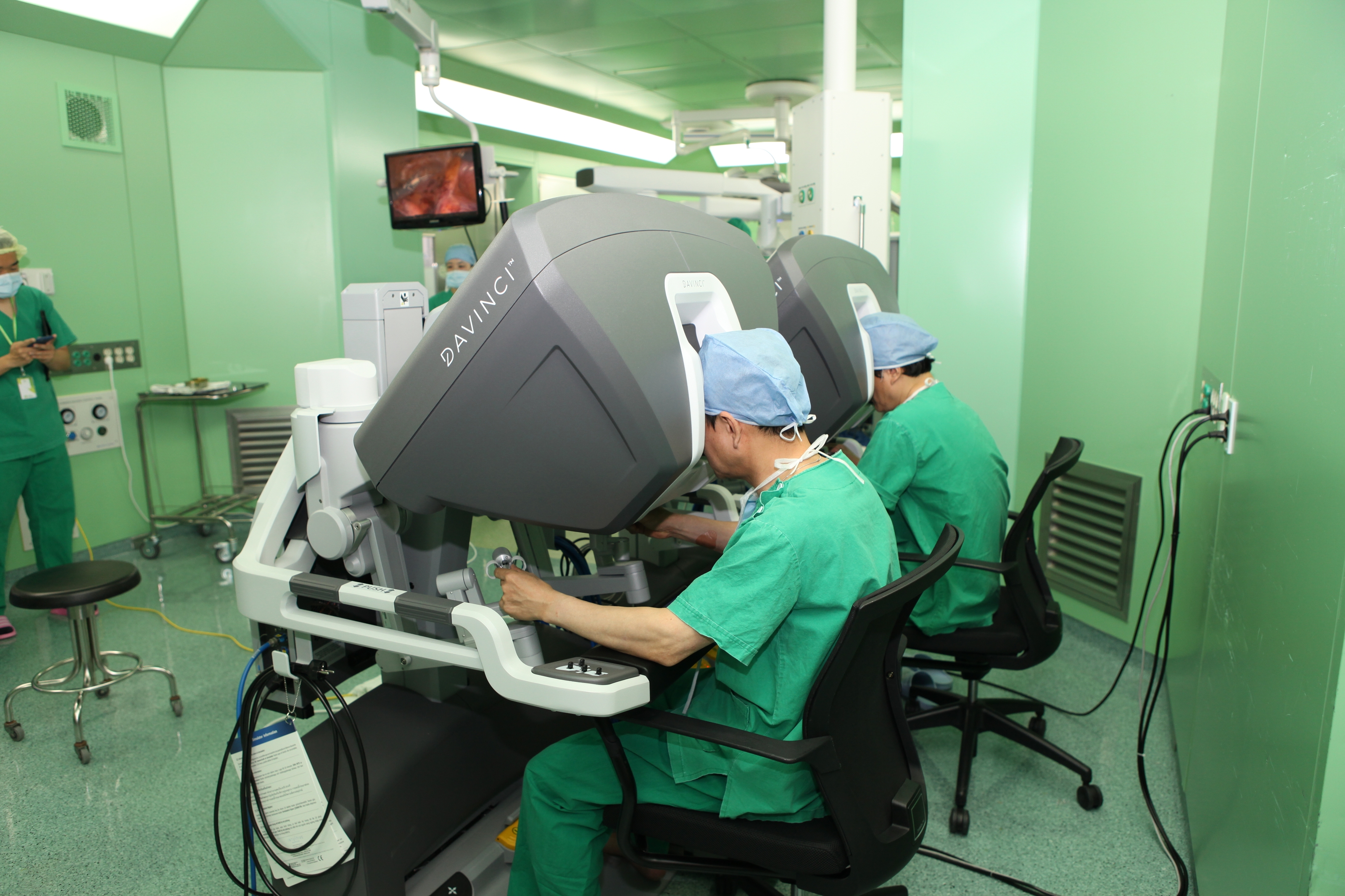 Phòng phẫu thuật robot tại Bệnh viện Cựu chiến binh Trung ương, quận Gangdong, Seoul. (Ảnh: Bệnh viện Cựu chiến binh Trung ương) 