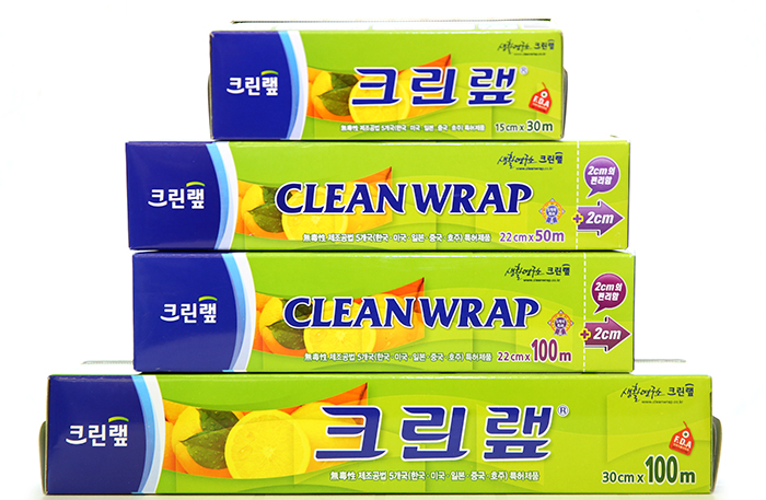 크린랲은 무독성 폴리에틸렌 소재로 만들어져 안전하고 위생적인 음식 포장이 가능하다.