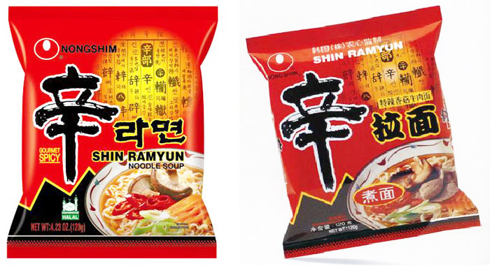 한국산 신라면의 매운 맛이 세계 각국으로 전파되고 있다. (사진: 농심)