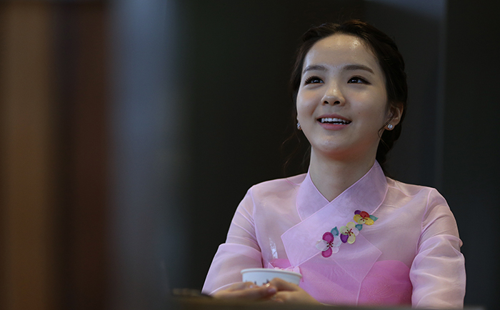 국악을 하지 않는 자신의 삶은 상상할 수조차 없다고 말하는 송소희 양. (사진: 전한 기자)