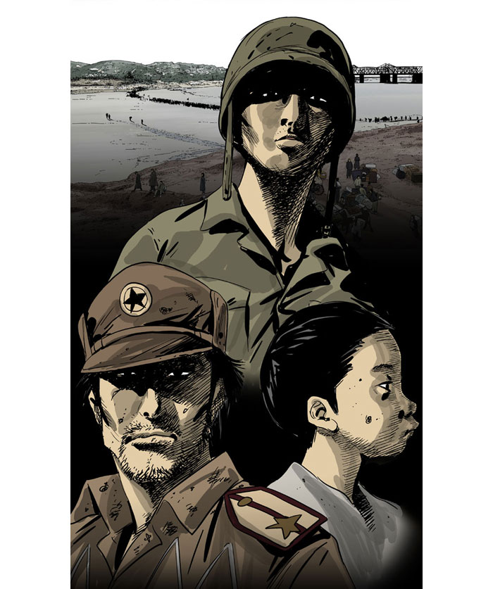 광복 이후부터 6.25전쟁까지의 한국 역사를 그린‘인천상륙작전’. 최근 부천만화대상 수상작으로 선정됐다.