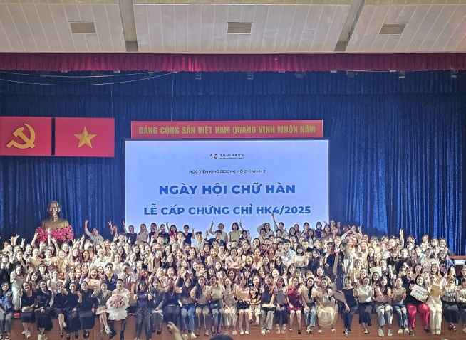 Ngày hội chữ Hàn tại Học viện King Sejong Hồ Chí Minh 2 - Cầu nối giữa ngôn ngữ và văn hóa