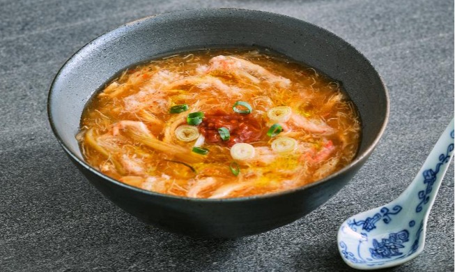 [Bí quyết làm món ăn cực ngon cùng Kimchi!] 8. Súp cua Kimchi