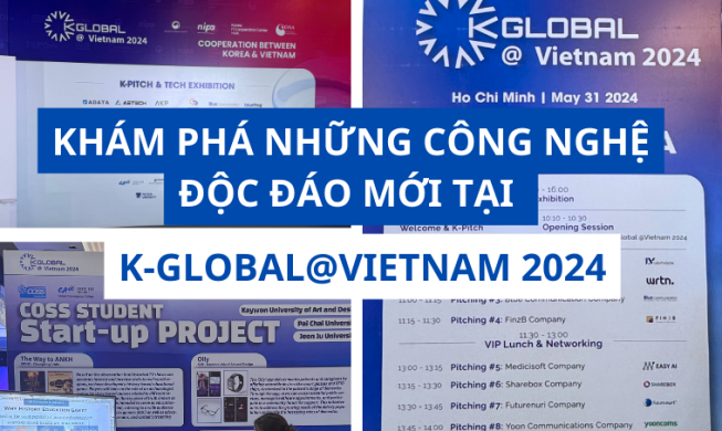 Khám phá những công nghệ độc đáo mới tại K-GLOBAL@Vietnam 2024