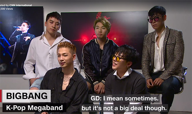 Bigbang xuất hiện trên CNN