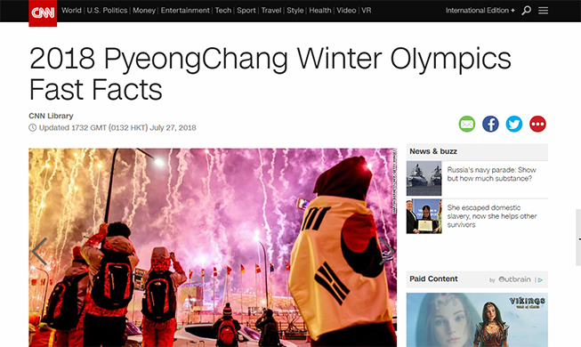 Hãng tin CNN đánh giá Olympic Mùa đông PyeongChang 2018 là một cuộc thi mang tính kinh tế