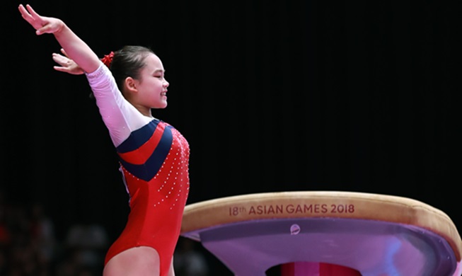 [ASIAD 2018] Hàn Quốc đã giành huy chương vàng ở môn thể dục dụng cụ nữ sau 32 năm qua