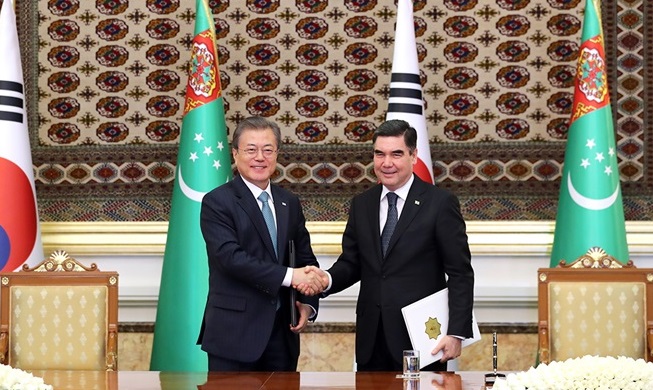 Hàn Quốc-Turkmenistan sẽ tăng cường hợp tác về lĩnh vực năng lượng và cơ sở hạ tầng