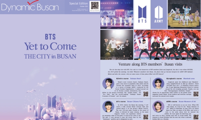 Bản đặc biệt của báo “Dynamic Busan” được phát hành cho concert của BTS tại Busan