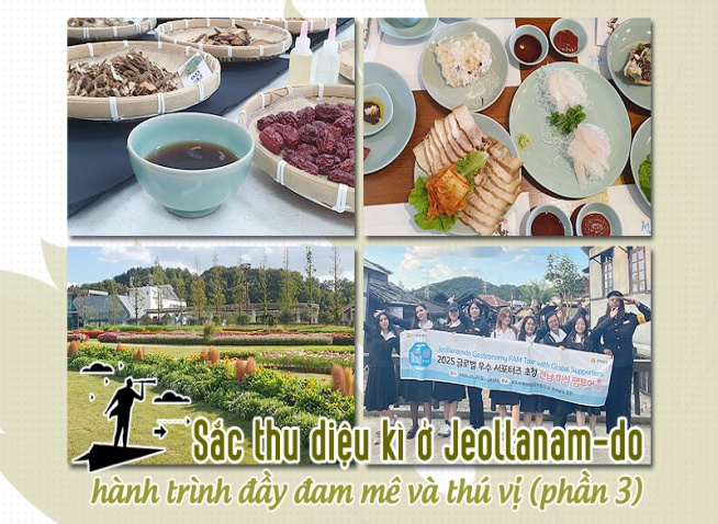 Sắc thu diệu kì ở Jeollanam-do: Hành trình đầy đam mê và thú vị (phần 3)