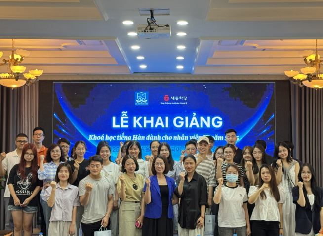 Lễ khai giảng khóa học tiếng Hàn dành cho nhân viên IT 2025: Trang bị ngôn ngữ, mở rộng cơ hội nghề nghiệp trong tương lai