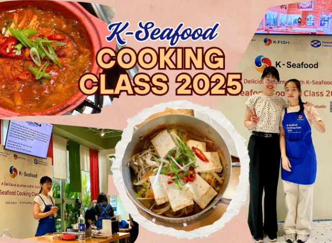 K-Seafood Cooking Class 2025 - Khám phá hương vị biển cả ngay tại gian bếp mỗi gia đình