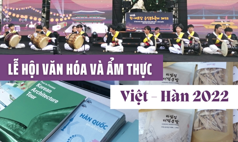 Đắm chìm vào “Lễ hội văn hóa và ẩm thực Việt Nam - Hàn Quốc 2022” tại Hà Nội