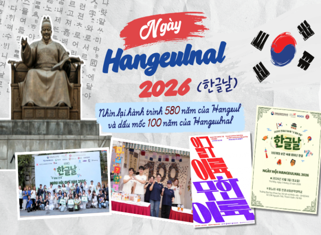 Ngày Hangeulnal 2026 (한글날) – Nhìn lại hành trình 580 năm của Hangeul và dấu mốc 100 năm của Hangeulnal