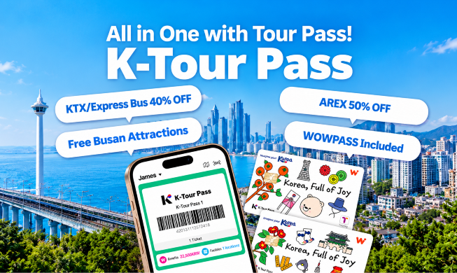 Thí điểm thẻ giảm giá ‘K-Tour Pass’ dành riêng cho du khách nước ngoài tại Busan
