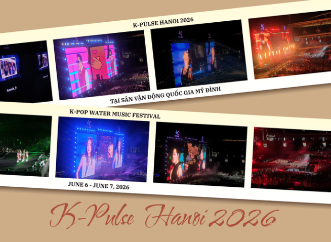 K-PULSE Hanoi 2026: Lễ hội Nhạc nước làm 'nóng' hàng nghìn trái tim Việt giữa mùa hè rực lửa