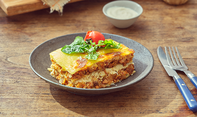 [Bí quyết làm món ăn cực ngon cùng Kimchi!] 1. Kimchi Lasagna